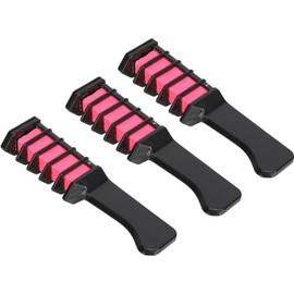 Peine de Tiza para el Cabello Temporal, Tiza para el Cabello Lavable, Peine de Tinte Colorido, Peine de Tinte para el Cabello Temporal, Peine de Tiza para el Cabello Rosa y
