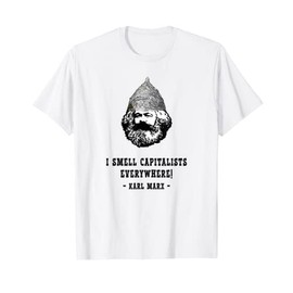 Karl Marx with Tin Foil Hat, Tinfoil hat, funny Marx T-Shirt