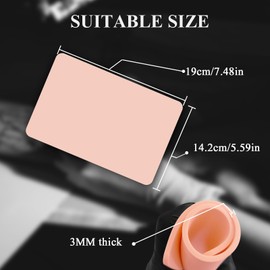 Fake Skin Tattoo - Rayyl 5PCS Tattoo Skin Practice 3mm Thick 6"x8" Tattoo Fake Skin Blank Tattoo Tatouage Practice Skins for Tattoo Supplies