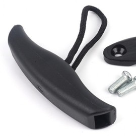 Mini T-Type Auxiliary Handle for Sink, Living Room Cabinet, Furniture - Black Screw 5ea