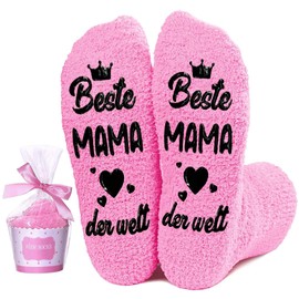 QZOSZ Gift Birthday Woman Socks, Best Mum Grandma Gift Cuddly Socks Socks with Saying Small Gifts for Women, Mother's Day Gift, Birthday Gift for Mum Grandma, Mommy