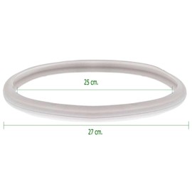 ELECTROTODO Gummi Schnellkochtopf Fagor 25 cm (innen) 27 cm (außen) (bitte überprüfen Sie die Größe anhand des zweiten Fotos)