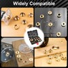 11Pcs Brass Router Bushing Guide Set, Router Template Guide with