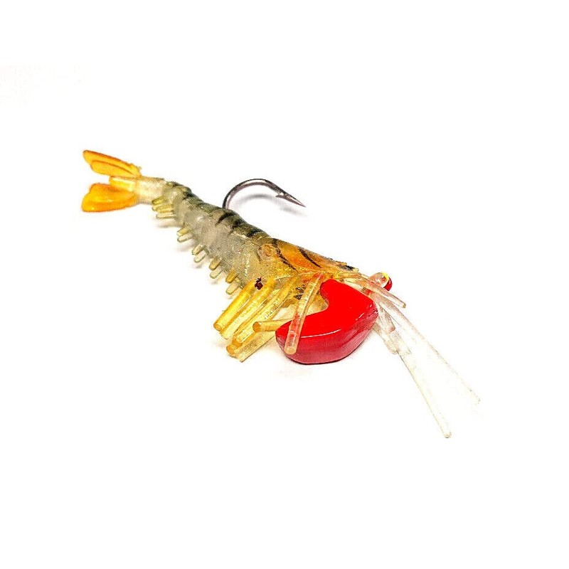 Manic 3D Shrimp Jump Back Jig 50mm 7g Weedless Pike