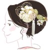 Kk-s-014 Ko-s-014 Furisode Hair Ornament, Set of 2, Tsumami Craft,