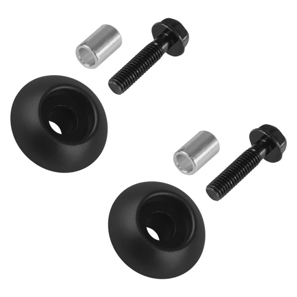 Caltric Handle Bar End Guard's For Honda Fourtrax 300 TRX300