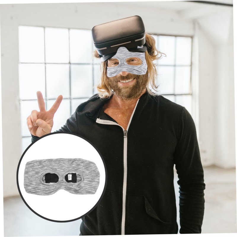 WOONEKY Vr Eye Mask Cover Washable Elastic Padding for Vr