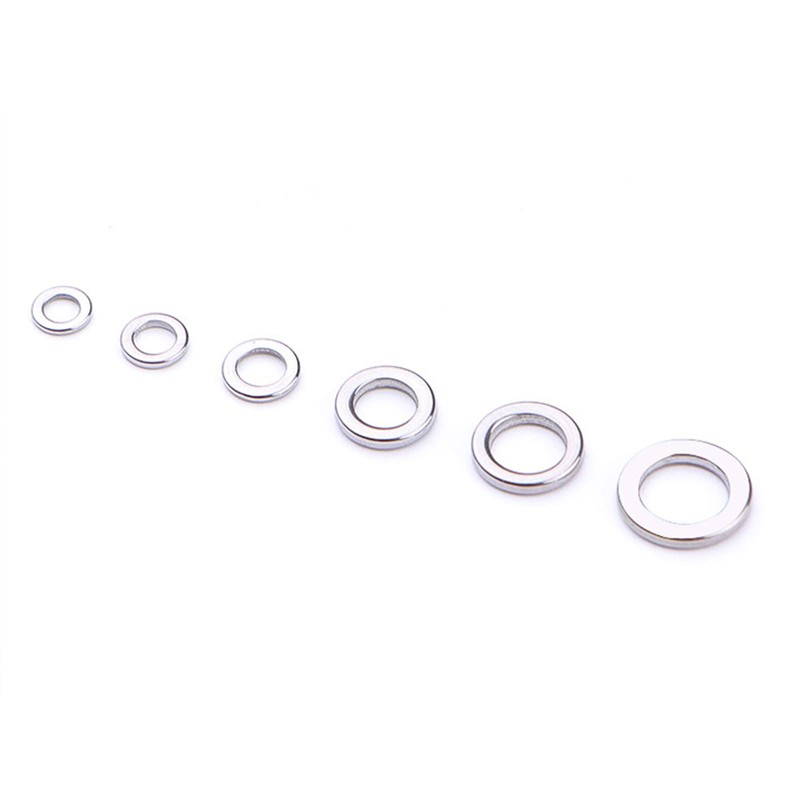 Spotlip 50pcs High Strength Solid Ring Kit 1#2#3#4#5#6#Fishing Lure Connector