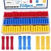 smseace 210 Pcs Butt Splice Connectors Kit 22-10AWG Butt Wire