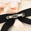 Ribbon Hair Bow Clips for Women Girls Black Hair Bows