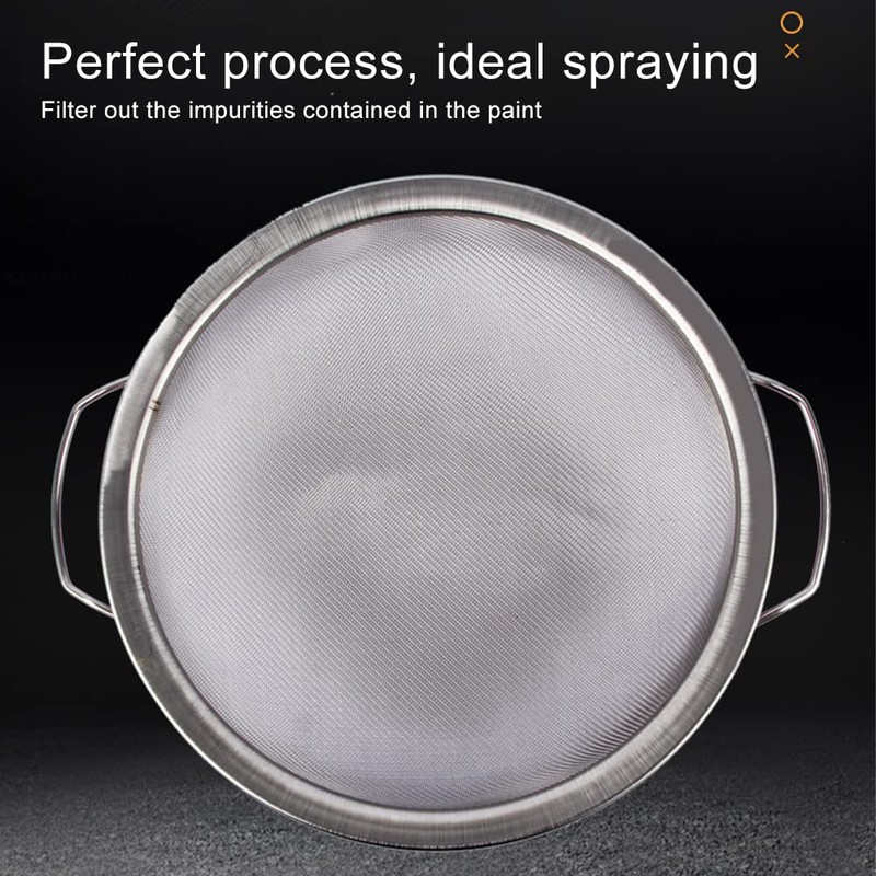 Kisbeibi Paint Strainer Mesh, Stainless Steel Paint Filters Strainers, 11.81inch