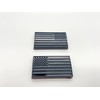 2Pc Flag USA Emblem 3D Badge Flag US Decal Nameplate