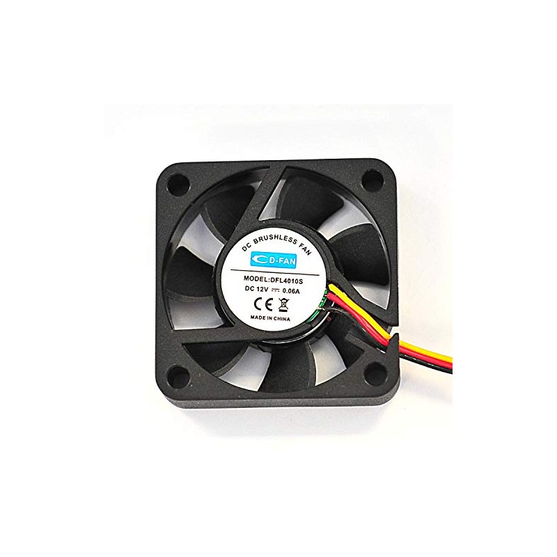 Rhombutech® Whisper Quiet Fan, 40 x 40 x 10 mm,