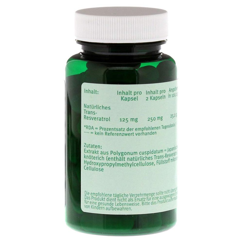 Resveratrol 125 Capsules Pack of 60