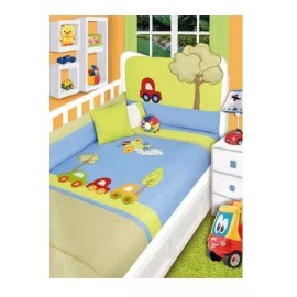 Baby Set De Edredón Para Cuna Corral Modelo Carritos Ccc