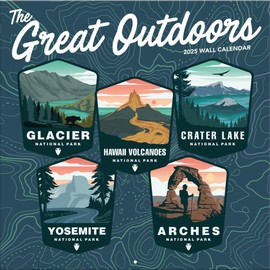 TURNER PHOTOGRAPHIC Great Outdoors 12x12 Photo Wall Calendar (25998013004)