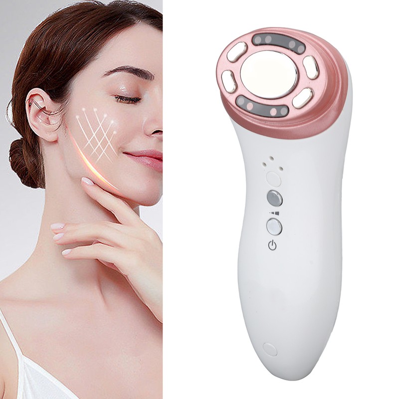 Mini HIFU Face Beauty Machine Hot Compress Promote Collagen Ultrasonic