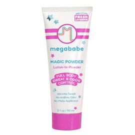 Megababe Magic Powder, absorbente de sudor y olor, sin talco, 3 onzas líquidas