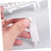 SAFIGLE 6Pcs Eyebrow Measuring Ruler Facial Calipers for Precise Eyebrow