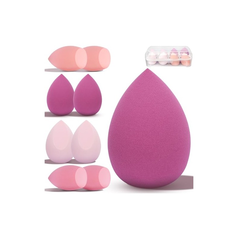 DUAIU - Set de 4 esponjas de maquillaje para difuminar