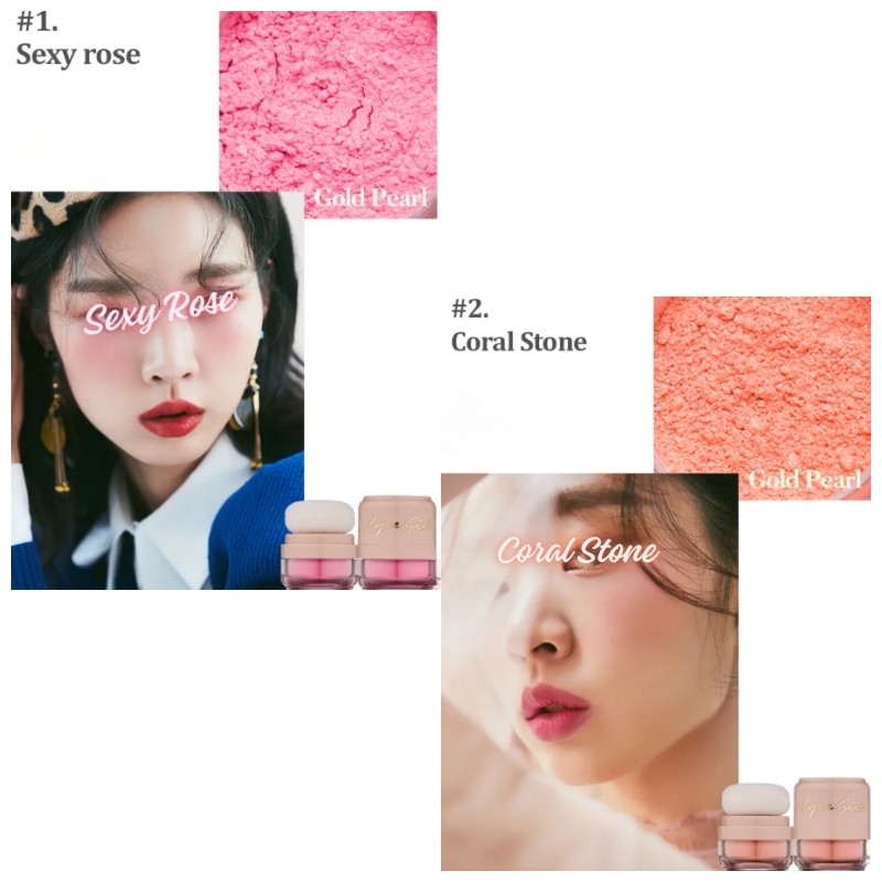 HOPEGIRL 3D Powder Blusher 5g, Shade:02 Coral Stone