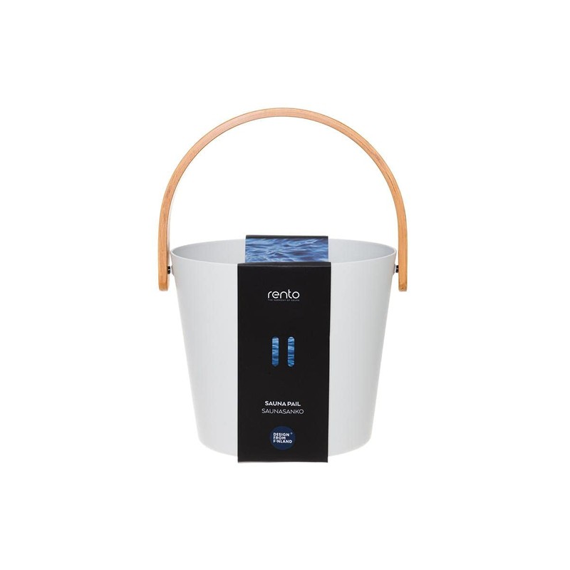 Rento - Sauna Bucket - Aluminium - Colour: White -