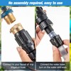 Feekoon 2 Set Drip Irrigation Faucet Adapter Kit 1/2'' Irrigation