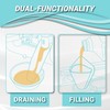 Cenforge Flexible Oil Funnel Reusable, Oil Change Draining Tool Spill-Free,