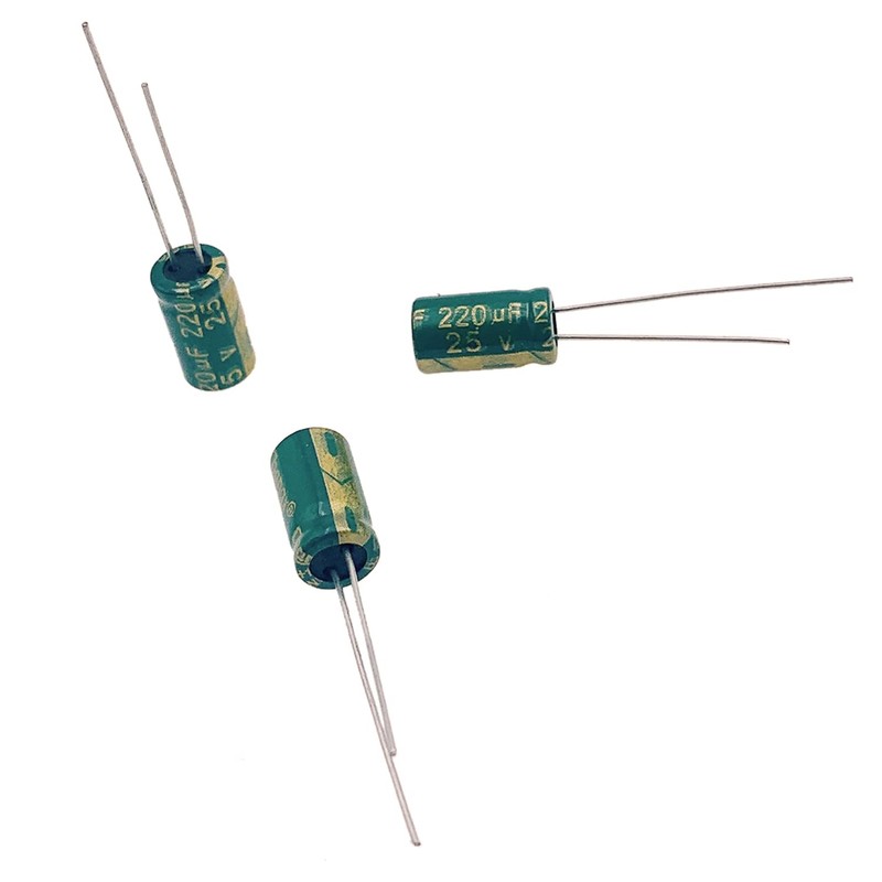 PENGLIN 20pcs Electrolytic Capacitors Aluminum Electrolytic Capacitors 25V 220UF 105℃