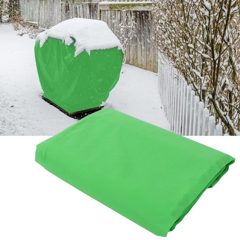 Plant Cover Winter Protection PVC NonWoven ColdProof Bag Antifreeze Green