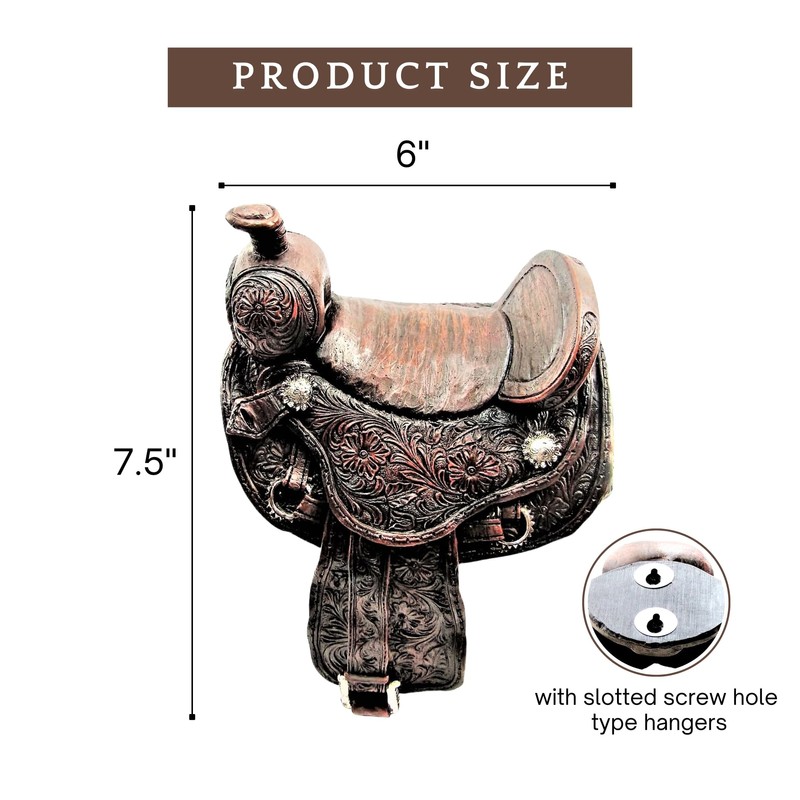 Western Style Saddle Design Toilet Paper Holder – Decorative Rustic