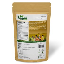 Organic Fenugreek Powder Also Known As Methi Seed Powder, Trigonella Foenum-Graecum | USDA Certified | Vegan | Preservative Free | Product of India - 453g Resealable Pack