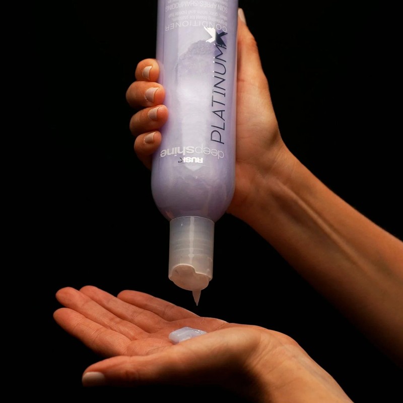 Rusk Deepshine PlatinumX Conditioner12 oz - Pack of 2