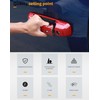 Hoolcar Exterior Door Handle Covers Outside Doorknob Cover Compatible with