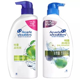 Apple Fresh 애플프레쉬 850ml - 샴푸x1개+트리트먼트x1개 / 비듬샴푸 비듬케어린스 두피트 Apple Fresh 850ml - Shampoo 1ea + Treatment 1ea / Dandruff Shampoo Dandruff Care Rinse Scalp Care