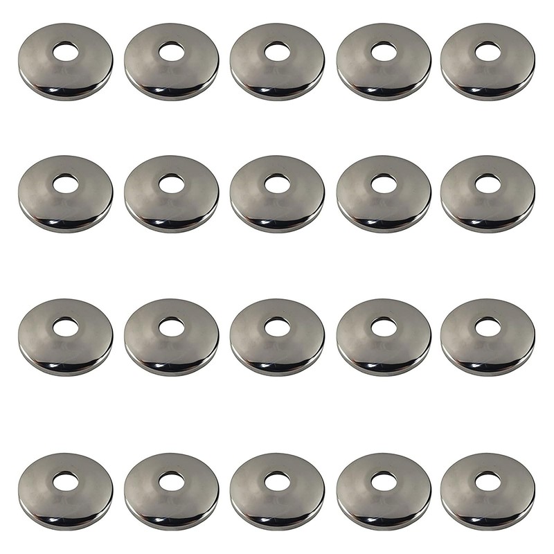 Miiflex 1/2" Chrome Plated Steel Escutcheon Flange Cover with Sure