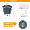 SPDT 3 Pins 3 Position ON/Off/ON Rocker Toggle Switch,3 Way