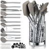 Berglander Kitchen Utensils Set 38 Pieces Non-Stick Silicone Cooking Utensils