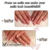 24 Pcs Almond Press on Nails Medium Shell Shaped Tip