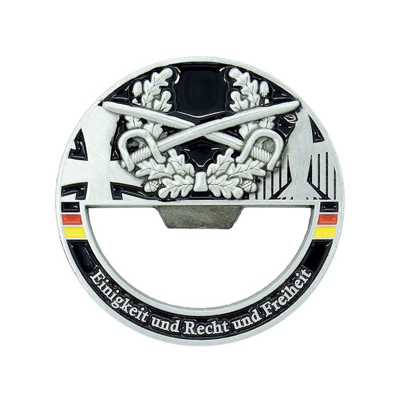 Café Viereck German Army Bottle Opener Coin Challenge Coin Bottle
