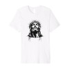 Christ with Crown of Thorns Design (Alternate) Premium T-Shirt