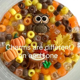 Harvest Pluck - Colorful Collection Featuring Fall and Pumpkin Shaped Items in Orange Yellow and Brown Palette:_Minis 4 pack