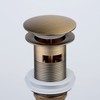 Pop Up Drain Stopper with Overflow, Beelee Bathroom Vanity Vessel