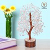 YATSKIA Clear Quartz Crystal - Tree of Life Chakra, Stone