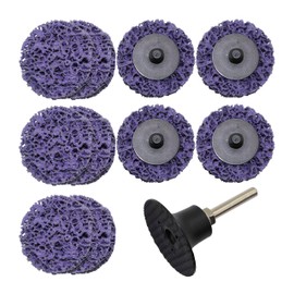 Merryland Strip Disc 2 inch Paint Rust Remover Disc for Die Grinder, 2inch Purple Strip Wheel 10 Pack With 1/4 inch Shank, Stripping Wheel Stripper Wheel INOX Stainless Steel Iron Universal, DGTA012C1