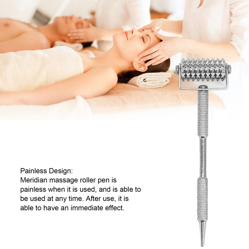 Trigger Point Roller Pen Meridian Reflexology Massaging Diagnostic Auricular Probe