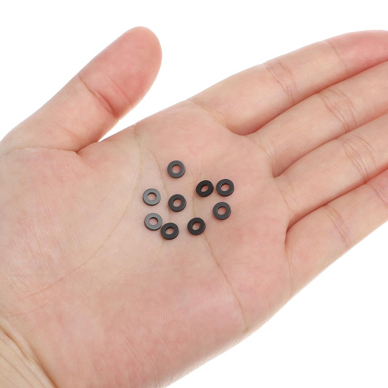 PATIKIL M2.5 Nylon Flat Washer, 8 Pack 2.5mm ID 5mm