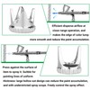 HUBEST 5pcs Universally Applicable Airbrush Needle Cap Replacement Part for