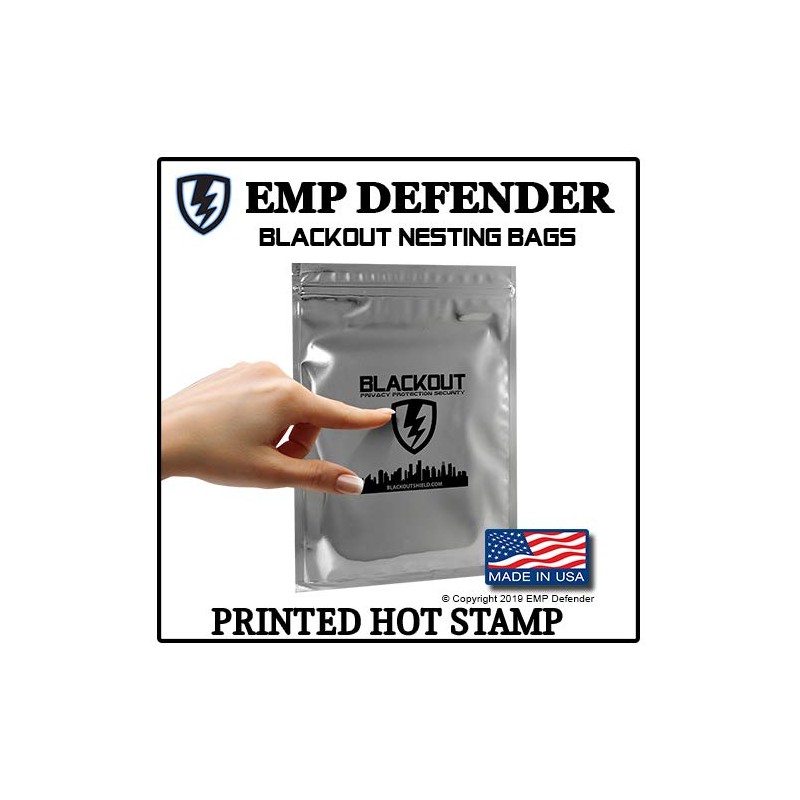 Faraday Cage EMP ESD Bags 3pc Laptop Size Kit Survivalists