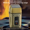 Men's Electric Beard Trimmer with 3 Heads Shaving Foil Razor